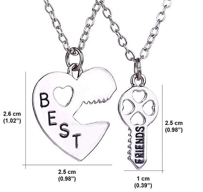 Best Friends Necklace Set - Personalized Friendship Jewelry Gift