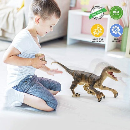 Kiddro Remote Control Dinosaur Toy