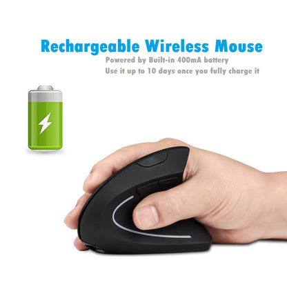 2.4G Wireless Vertical Ergonomic Optical Mouse - Right Hand