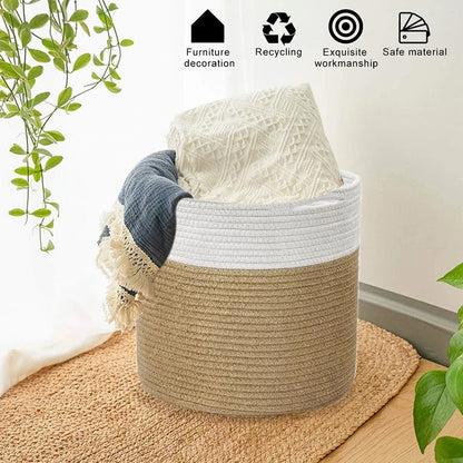 Sturdy Jute Rope Plant Basket Cover