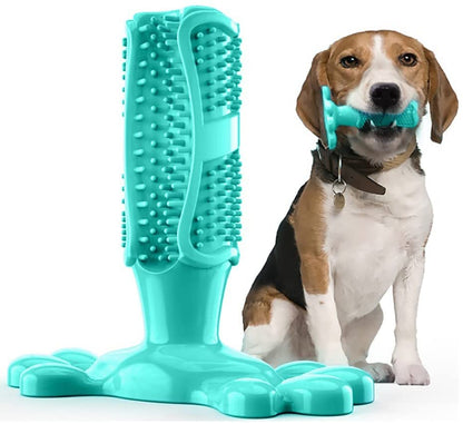 Dog Toothbrush Chew Toy - For Dogs of 10-40 lbs - Blue