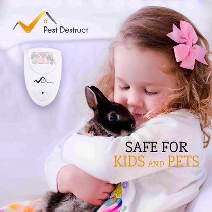 Ultrasonic Cricket Repeller - 100% SAFE for Children and Pets - Quickly Eliminate Pests