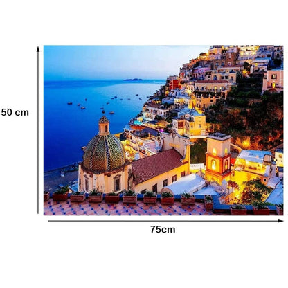 Night in Italy - Large Paper Jigsaw Puzzle [1000 Pieces]