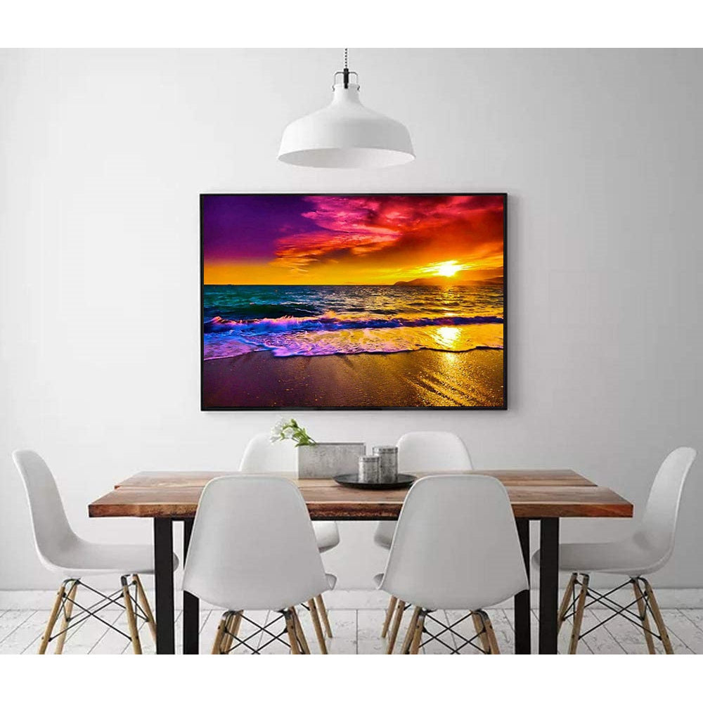 5D Diamond Painting by Number Kit Summer Beach