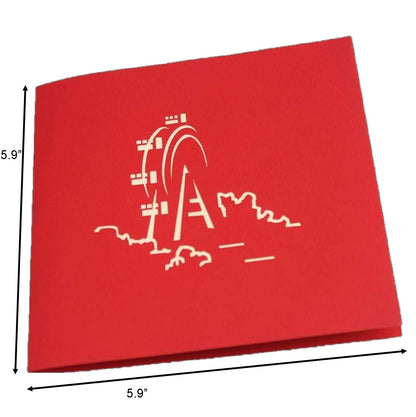 3D Ferris Wheel Pop Up Card and Envelope