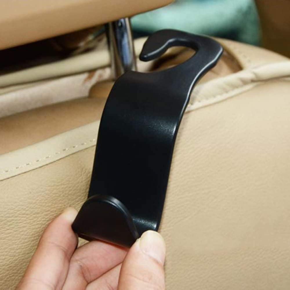 Car Seat Hooks for Car (4 Pack) - Back Seat Organizer