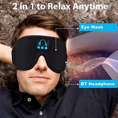 Sleep Headphones - Bluetooth 5.0 Wireless 3D Sleeping Eye Mask