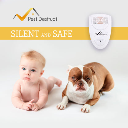 Ultrasonic Stink Bug Repeller - 100% SAFE for Children and Pets - Quickly Eliminate Pests