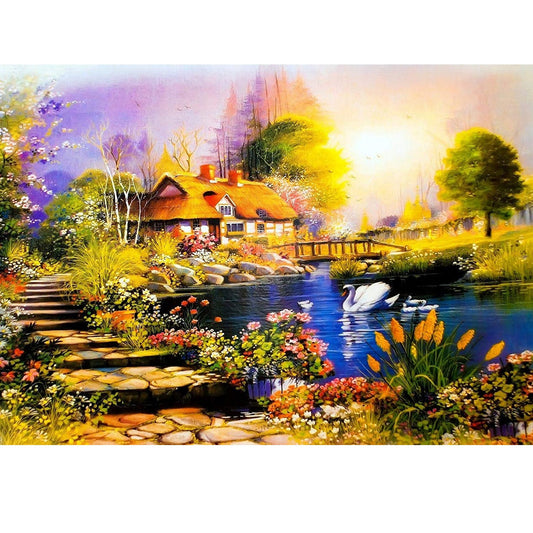 Lake - Large Paper Jigsaw Puzzle [1000 Pieces]