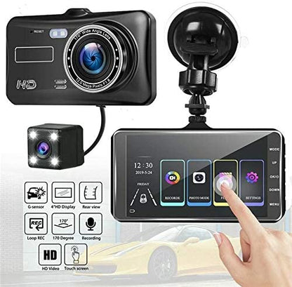 Dual Dash Camera 4" LCD Display