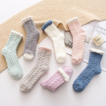 Winter Socks for Women - Soft Warm Fluffy Cozy - [7 Pairs]