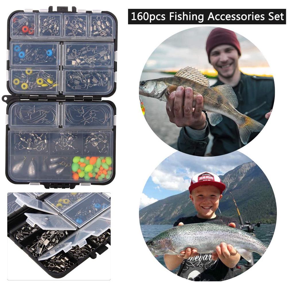 160 Piece Fishing Accessories Kit