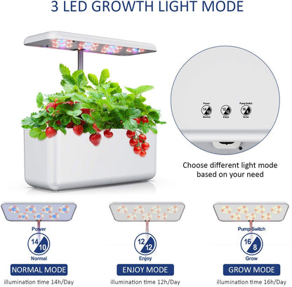 Indoor Hydroponic Garden - Starter Kit with LED Grow Light [7 PODS]