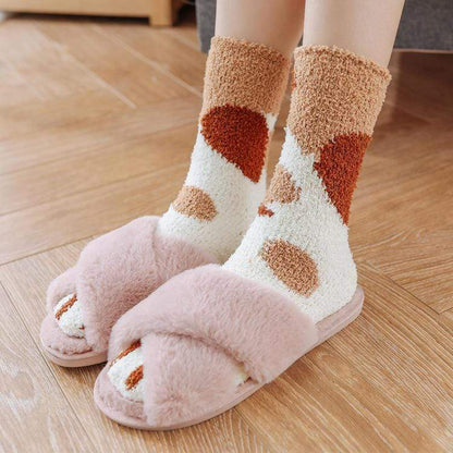 Winter Socks for Women - Cat Claw - [3 Pairs]