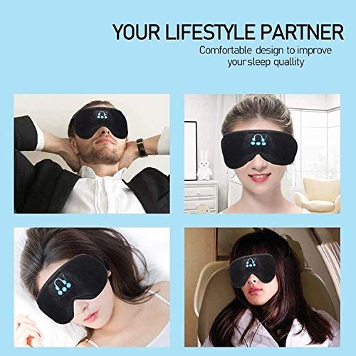 Sleep Headphones - Bluetooth 5.0 Wireless 3D Sleeping Eye Mask