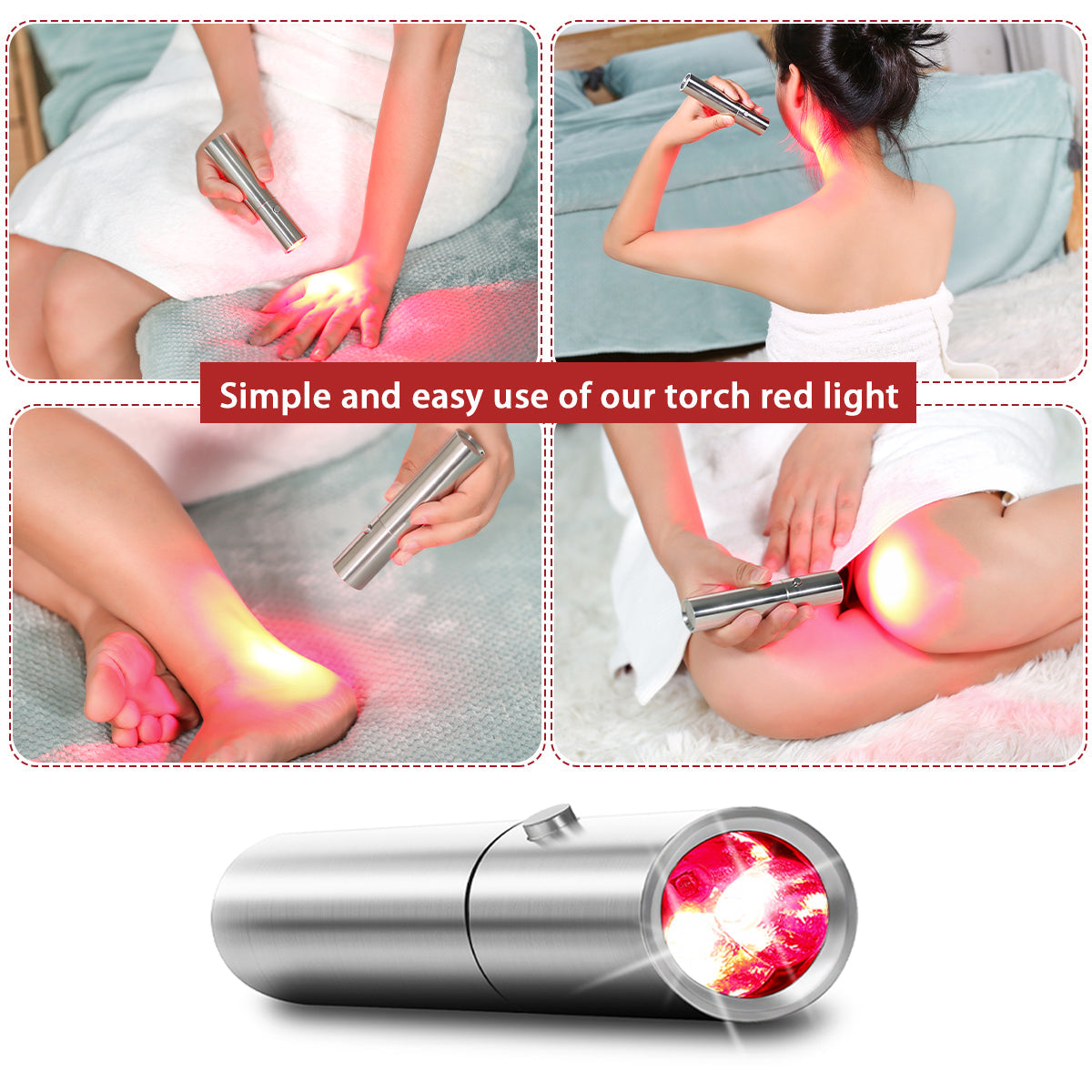 Red Light Therapy 660nm - Handheld Device LED Light Therapy