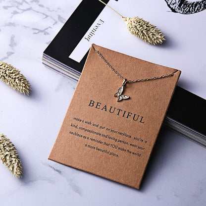 Butterfly Beautiful Pendant Necklace