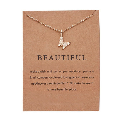 Butterfly Beautiful Pendant Necklace