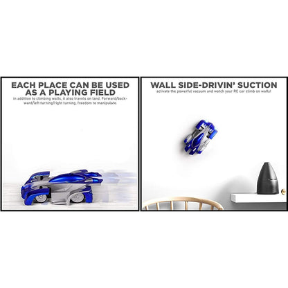 Wall Climbing Remote Control RC Car - Blue