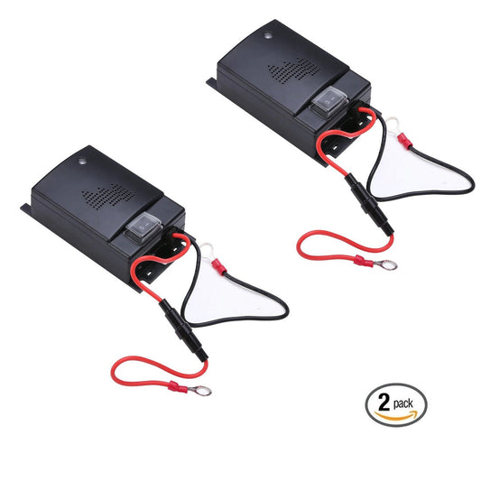 Ultrasonic Car Repeller - PACK of 2 - Get Rid Of Mice, Rats, and Squirrels in 48 Hours