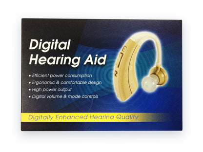 Alterion Digital Hearing Amplifier - VHP-220 - Personal Sound Amplifier - 3 Batteries 1.5V/620mAh Included - 500h Battery Life