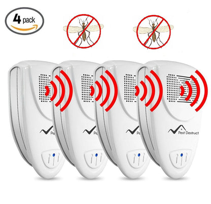 Ultrasonic Gnat Repeller PACK OF 4 - Get Rid Of Gnats In 48 Hours Or It's FREE