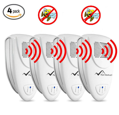 Ultrasonic Wasp and Bee Repeller PACK OF 4 - Get Rid Of Wasps and Bees In 48 Hours Or It's FREE