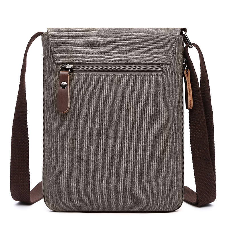 Messenger Bag Crossbody Shoulder Bag - Gray