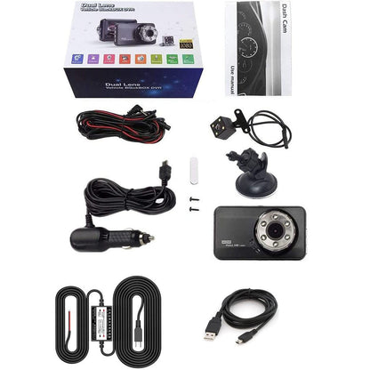 Dual Dash Camera 3" LCD Display