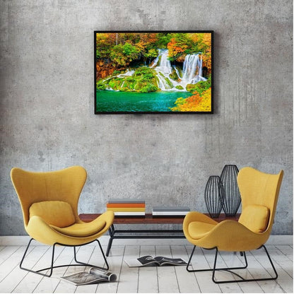 DIY Paint by Numbers Canvas Painting Kit - Waterfalls