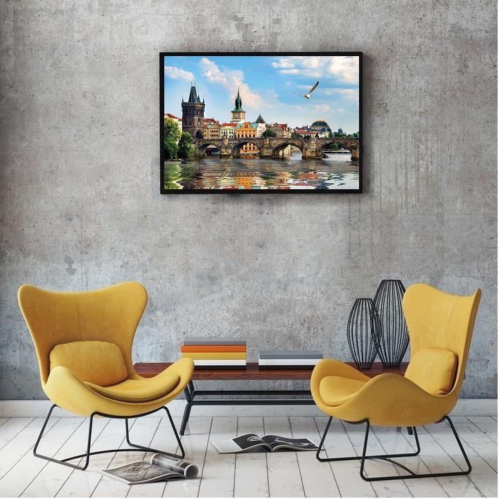 DIY Paint by Numbers Canvas Painting Kit - Charles Bridge Czech