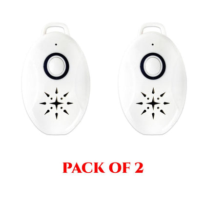 Portable Ultrasonic Battery Operated Rat Repeller - PACK of 2 - Protect Your Home From Rat