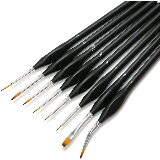 Fine Detail Paint Brush Set 8pcs