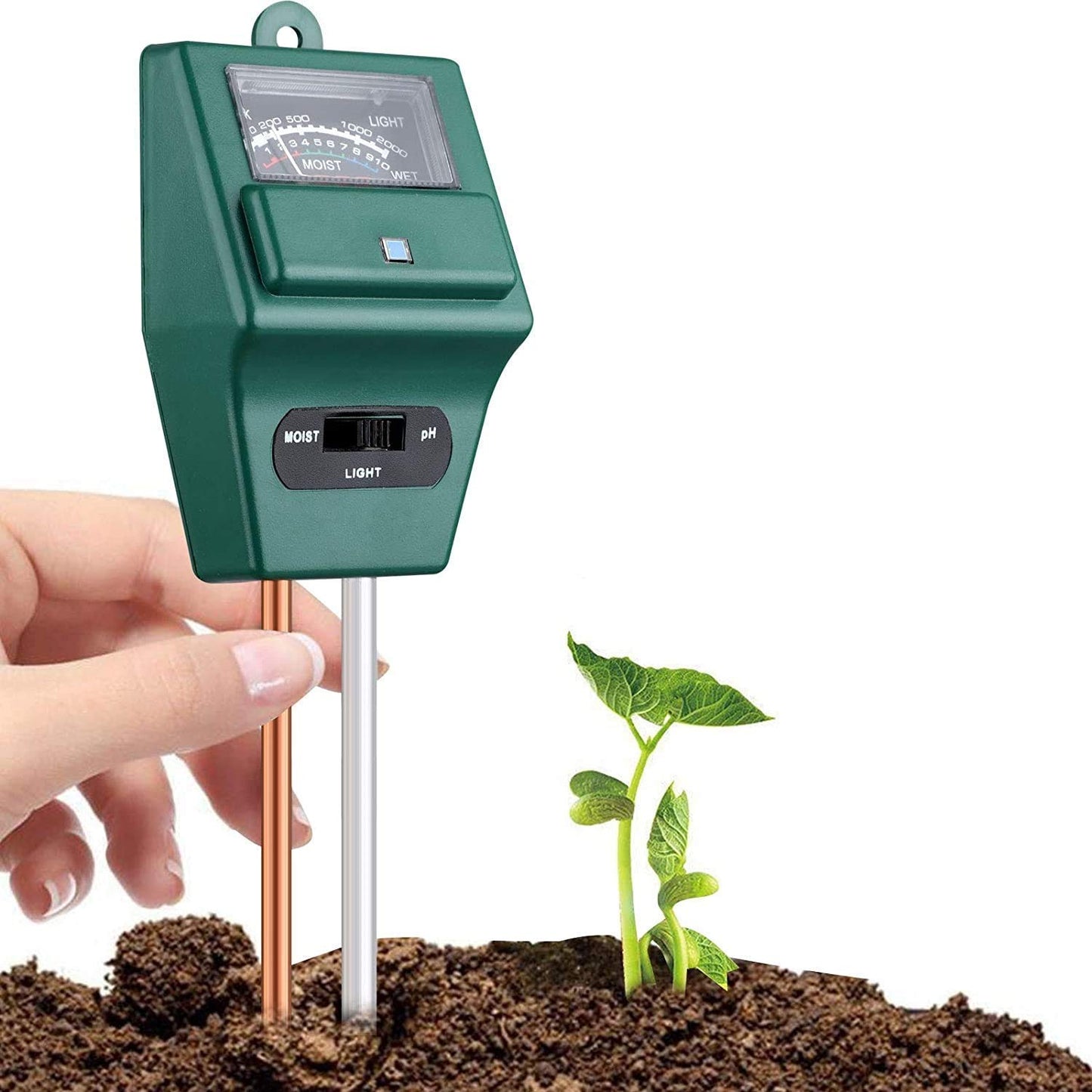 Soil Moisture and PH Sensor Meter