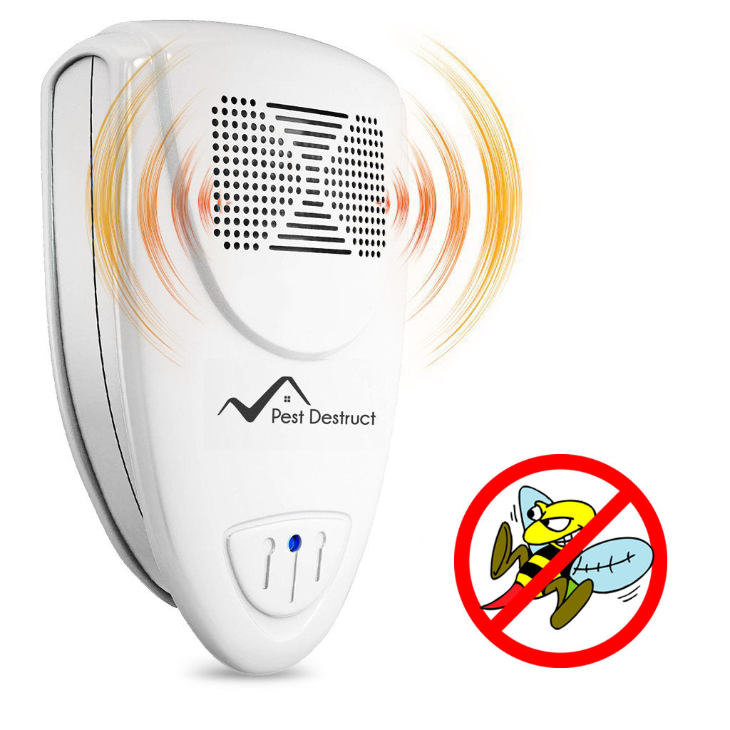 Ultrasonic Wasp and Bee Repeller - Get Rid Of Wasps and Bees In 48 Hours Or It's FREE